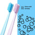 Pack 2 100% 2-Pack Boie USA Extra Soft Toothbrush of - with Recycled Handles - Gentle on Sensitive Teeth and Gums, Made