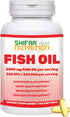 Halal Fish Oil Softgels 100 Ct, Standard Strength Omega 3 Fish Oil Supplements, Wild Caught and Non-GMO