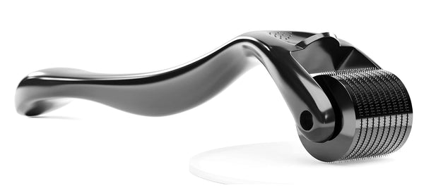 ROSELYNBOUTIQUE 540 Microneedle Derma Roller for Hair, Beard, Facial Skin, Cosmetic Beauty Instrument (Black)