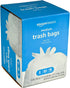 Amazon Basics 8 Gallon Flap Tie Trash Bags, 80 Count, Fresh Scent