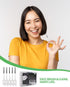 200 PCS Soft Dental Floss Picks with Case, Disposable Tooth Flossing Brush for Cleaning Teeth, Black Color