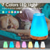 300ML Essential Oil Diffuser, Remote Control Aromatherapy Diffuser with 7 Color LED Lights for Bedroom Office