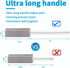4TH Pumice Stone Toilet Bowl Cleaning Stick with Extra Large Handle, Cleans Limescale Stains, 2 Pack