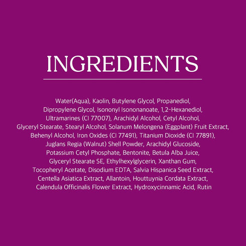 Papa Recipe Eggplant Mud Cream Mask, Hydrating Wash Off Pack, Pore Cleansing Exfoliator, Korean Skin Care for Men and