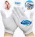 Kids Cotton Gloves 24pcs Soft White Moisturizing Eczema Gloves for Dry Hands SPA Inspection (X-Small)