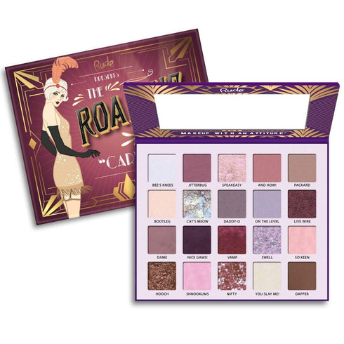 Rude Cosmetics The Roaring 20s Eyeshadow Palette, Carefree Eye Shadow for Women, 0.85 oz
