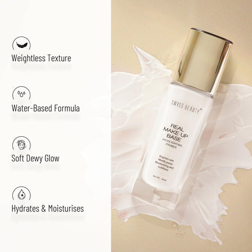 Highlighting Primer for Face, Golden Tint, 30 ml