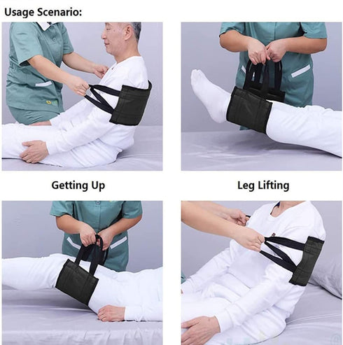 NICEYST 31.5 inch Transfer Sling for Patient Care, Wheelchair Bed Nursing Moving Assistance Lifting Aid Belt