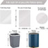 120 Count 8 Gallon Plastic Trash Bags, Black Drawstring Thick Garbage Bags for Office, Kitchen, Home