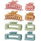 Sisiaipu 8 Pcs Hair Claw Clips for Women, Large Medium Small Clips for Thick Thin Hair, 4 Style Colorful Accessories