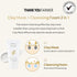 THANKYOU FARMER Rice Pure 2-IN-1 Korean Clay Mask to Foam Cleanser 5.27 fl.oz, Removes Excess Oil & Dead Skin Cells