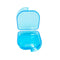 Orthodontic Retainer Case with Vent Holes, Transparent Blue