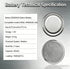 Soyasi LR626 SR626SW 377 376 LR626 AG4 Battery,1.5V (15 Pack) Premium Alkaline Round Button Coin Cell Batteries