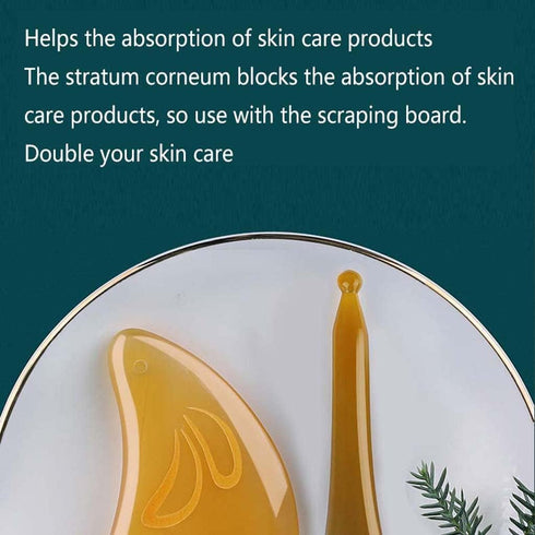 ZHAO SHOP 9.8cm Scraping Massage Tool Face Gua Sha Board Neck Massager for Skin Caring Beauty Care Gua Sha Massage Tool