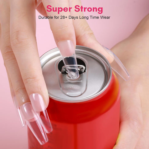 Makartt Super Strong Nail Glue for Press ons: Acrylic Nail Tips, Brush On, Quick Dry, Easy Application