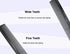 Professional Black Carbon Fiber Teasing Comb, Fine and Wide Tooth Hair Barber Comb for All Hair Types