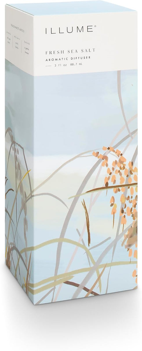 Illume Fresh Sea Salt Aromatic Diffuser - Invigorating Home Scent