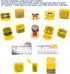 31 Day Monthly Pill Pod Organizer - Easy Medication Management for Daily Vitamins, Ready for Travel, Yellow