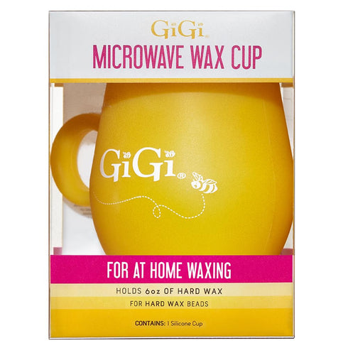 GiGi Microwave Wax Cup for Hard Wax Beads, Silicone Cup
