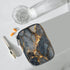 Skerhhux 7 Black Gold Marble Pill Case Travel Pill Organizer Weekly Day Portable with Zipper Medicine Box Pill Case