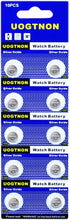 394 SR936SW Watch Battery, 1.55V Silver Oxide Button Cell, 10-Pack