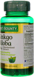 Nature's Bounty Ginkgo Biloba Capsule, 120 mg, 100 ea