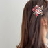 inSowni 4 Pack Luxury Glitter Jeweled Gems Rhinestones Vintage Butterfly Metal Barrettes Hair Clips