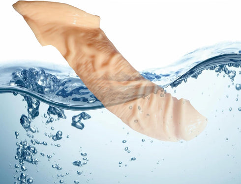 Sponver 8.66in Threaded mace Condoms Male Condom Adult Lock fine Ring Sleeve Extender Flesh