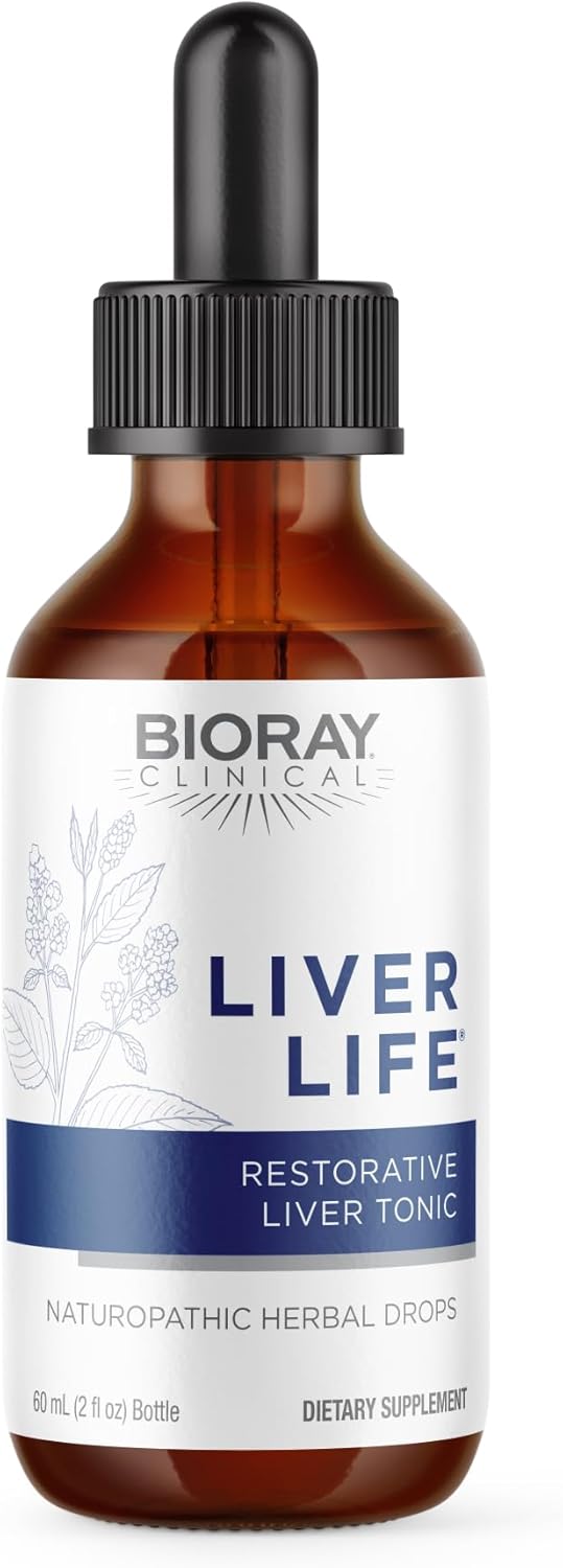 BIORAY Clinical Liver Life - 2 fl oz Supplement for Strengthening Liver Structure & Function, Non-GMO, Vegetarian