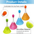 4 Pack 8" Hand Grips Microfiber Washable Duster - Electrostatic Feather Duster Brush for Cleaning Furniture