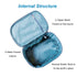HOYOFO Makeup Bag Cosmetic Bags for Women, Travel Makeup Organizer Case, Starry Sky Design