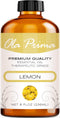 Ola Prima Lemon Essential Oil - 8oz - 8 Fluid Ounces - Aromatherapy Oils for Candle and Soap Making