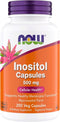 Now Foods Inositol 500 mg, Superior Myo Inositol for Healthy Membrane Function & Cellular Health, 200 Vegetarian