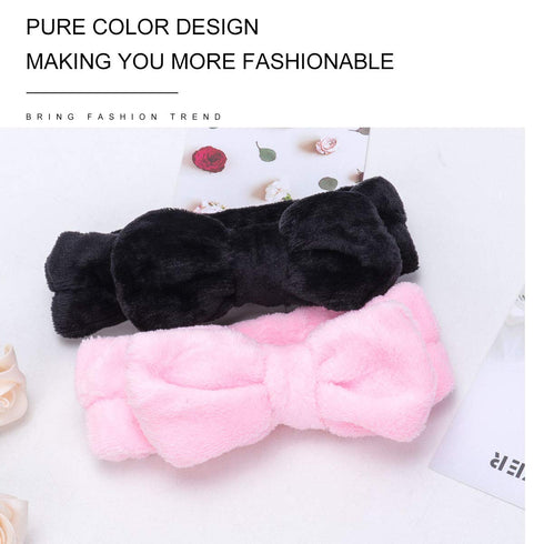 LADES Terry Cloth Facial Headband for Face Washing, Skin Care, Makeup