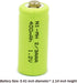 1.2V 2/3 AAA 400mAh NiMH Rechargeable Batteries with Button Top for DIY LED Solar Light, 12 Packs
