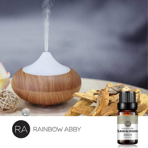 Sandalwood Essential Oil, 100% Pure Natural Aroma for Diffuser (10ML)