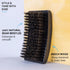 ZEUS Premium Hair Brush for Men, Grooming Beard & Hair Brush, Beech Wood & 100% Boar Bristle