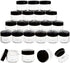 ZEJIA 20 Gram Plastic Cosmetic Jars with Lids, 20 Pieces Small Travel Size Containers for Beauty Products.