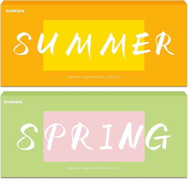Summer & Spring Fragrance Oils Set, AmaKane Fragrance Oil for Candle Making,