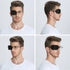 6pcs Eye Patches for Glasses - Large Size, Black