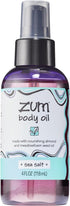Indigo Wild Zum Sea Salt Body Oil - 4 fl oz Nourishing Massage Oil for Hydration & Therapy with Sweet Almond Oil