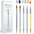 Nail Art Brushes 5pcs Double Ended Brush & Dotting Tool Kit, Including Nail Liner Brush and Dotting Pens for Nail Art