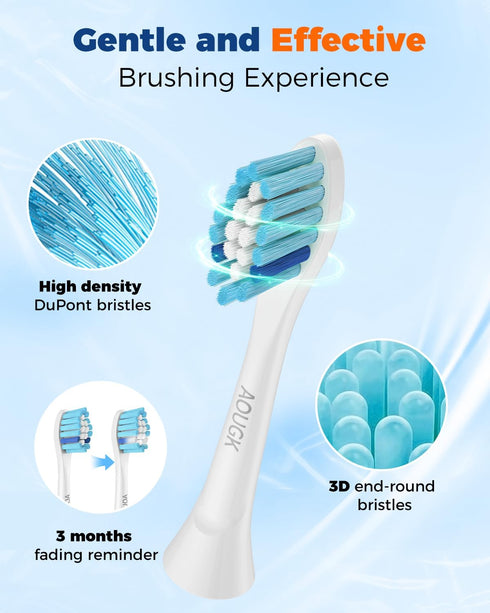 Pack 14, Replacement Toothbrush Brush Heads Compatible with Philips Sonicare Electric Toothbrushes, Tooth Brush Head