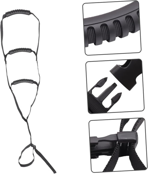 SECFOU Seniors Bed Ladder Adjustable Pull up Strap for Elderly Assistance Mobility Aid for Spinal Injury Lightweight