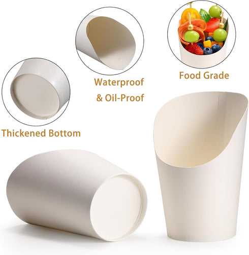 WixiTool 120 200PCS 120PCS 14 oz Disposable Charcuterie Cups PCS with Sticks and Bags, Kraft Paper Snack Boxes