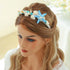 Unicra Starfish Headband Pearl Bridal Hair Band Sea Shell Hair Hoop Hair Piece Beach Wedding Hair Accessories for Women and Girls