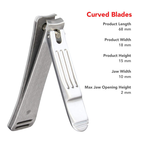 Seki Edge Nail Clippers (SS-106), Stainless Steel, Sharp Cutting Edges for Thick Nails