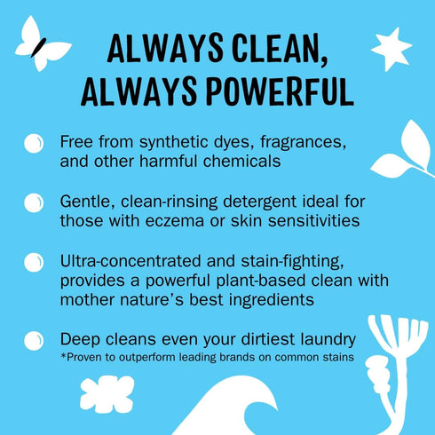 Molly's Suds Original Laundry Detergent Powder, Natural for Sensitive Skin, Earth-Derived Ingredients, 70 Loads
