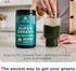 Ancient Nutrition SuperGreens Powder - Organic Berry Flavor Greens with Probiotics, 25 Servings, 6.7oz