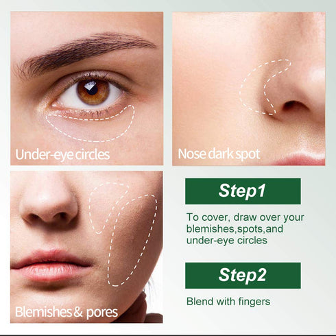 BB Mushroom Air Cushion, Avocado BB/CC Cream, All-Day Lasting Nude Foundation, Easy to Apply